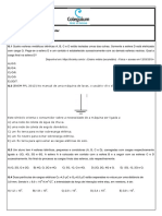 Lista de Apoio para A Suplementar Física III-3°Ano