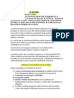 La Victima-El Ministerio Publico y La Policia