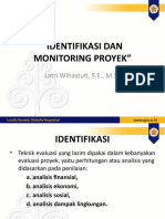 Identifikasi Dan Monitoring Proyek