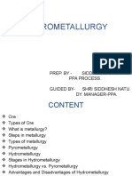 Hydro Metallurgy