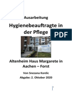 Ausarbeitung Hygienebeauftragte