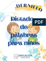 CUADERNILLO LECTURA DE PALABRAS - EDUCACION MAESTROS