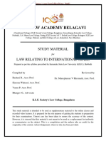 International Trade Law - KLE Law Academy Notes