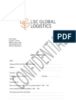 LSC Global Logistics Application Form