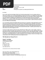 Email Between Van Dyke and Wilson