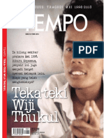 Tempo - Edisi Khusus Wiji Thukul+Kumpulan Puisi para Jenderal Marah-Marah