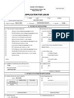 CS Form No. 6 Revised 2020 Application For Leave Fillable 1