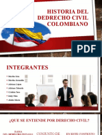Exposiciòn Historia Del Dedrecho Civil Colombiano