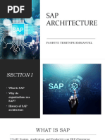 Sap Architecture (I)