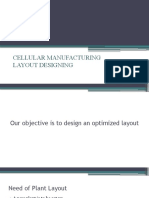 Cellular Manufacturing Layout Designing