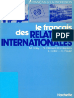 Le Francais Des Relations Internationales