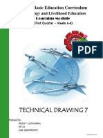 K to 12 Technical Drawing Lesson on Freehand Sketches
