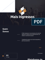 Mais Ingressos Apresentação 2022