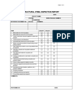 Structural Steel Inspection Report PDF Free