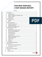 New Waste Water Disposal Plant Design Report