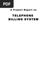 Download Telephone Billing System by Jiji Thomas SN59327808 doc pdf