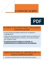 ¿QUE HACER EN  LA SANTA CONVOCACIÓN_ 