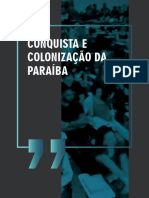 Conquista e Colonização Da Paraíba