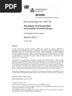 Download The Impact of External Debt on Economic Growth of Kenya by Fapohunda Sunny Stephen SN59328949 doc pdf