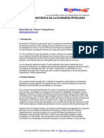 EVOLUCIÓN HISTÓRICA DE LA ECONOMÍA PETROLERA VENEZOLANA