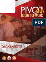 MAPEH Budget of Work Guide for Grades 1-10