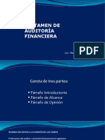 Presentacion Dictamen Auditoria Financiera