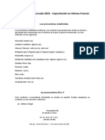 Documento 7 - Cursada 2022 - Pronombres Indefinidos, Voz Pasiva y Modelos de Conjugación