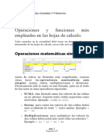 Funciones Más Empleadas en Excel