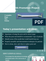 Dental Health Promotion Project - Group 4