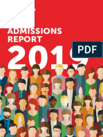2019 Admissions Report