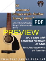 PREVIEW 100 Awesome Fingerstyle Guitar Songs Ebook