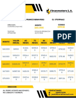 Autofinaciamiento Aprobado