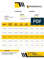 Autofinaciamiento Aprobado