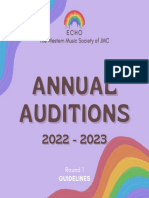 ECHO Annual Auditions Guidelines 22-23