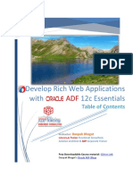 Oracle ADF Training TOC