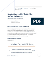 Market Cap To GDP Ratio (Buffett Indicator) - What You Need To Know