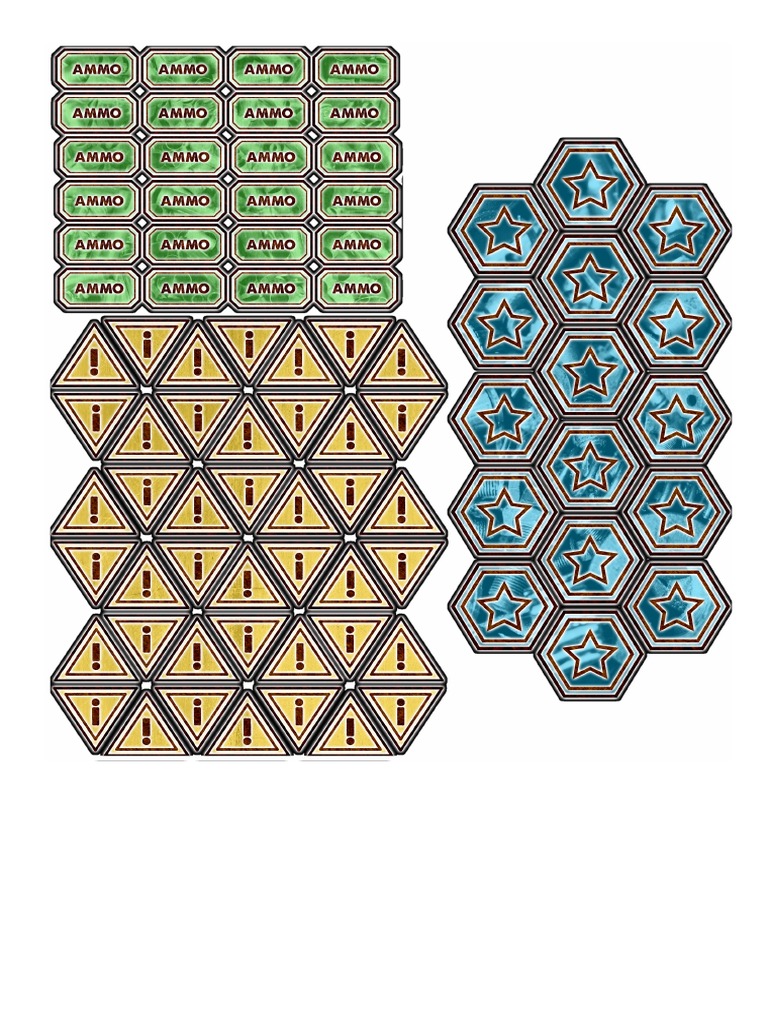 Gaslands Tokens - JPG | PDF