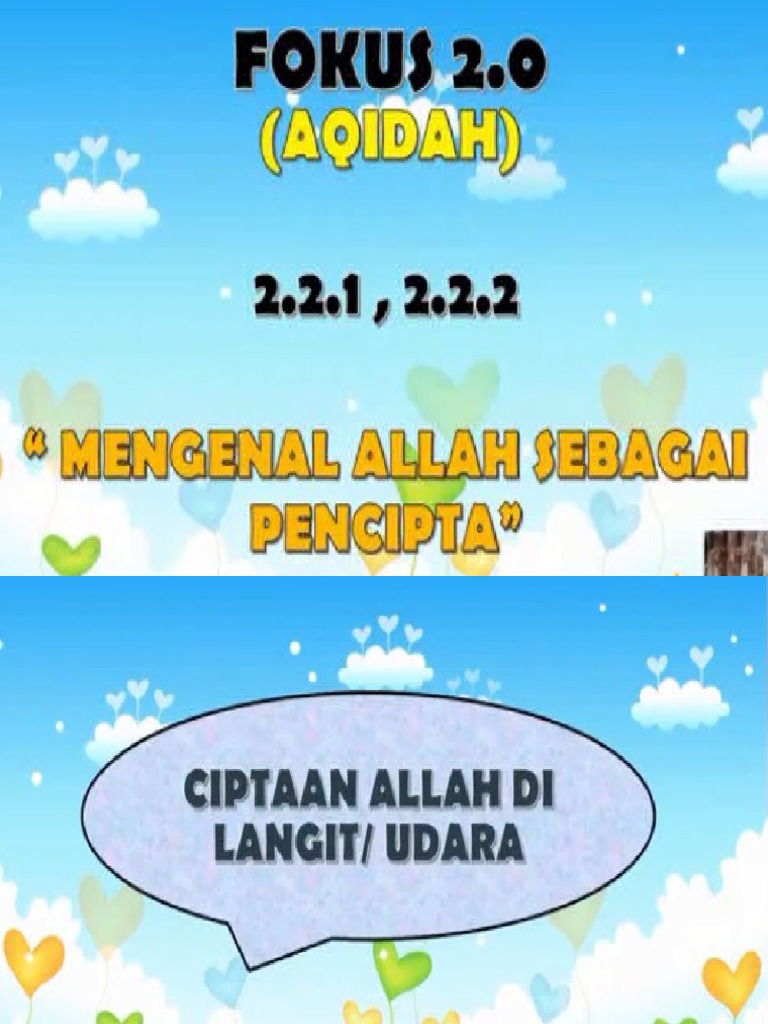 Agama PRASEKOLAH 1 | PDF