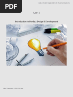 CPD Unit I Notes Introduction To Product Design & Development 2022