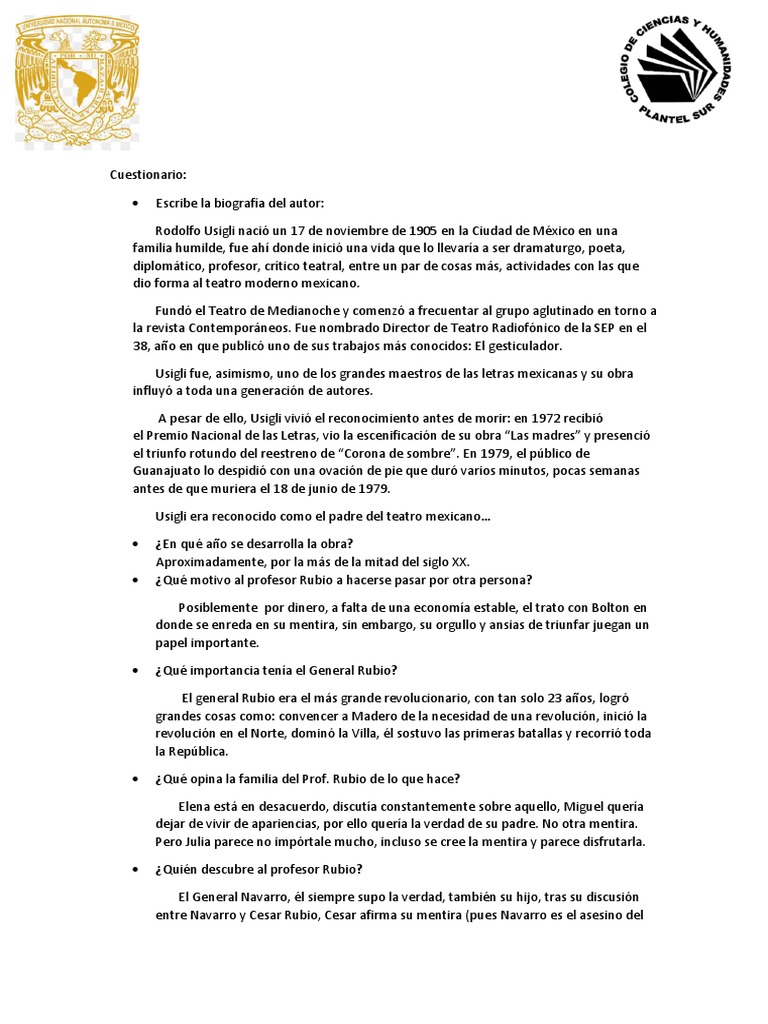 Reseña El Gesticulador PDF