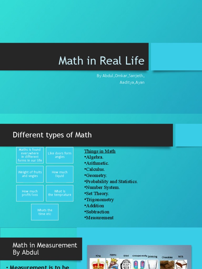 math-in-real-life-pdf
