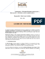 Guide Pratique Du Mémoire M2 Professionnel - Paris 3 Sorbonne Nouvelle