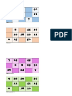 TABLAS DE MULTIPLICAR