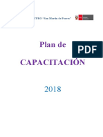 Plan de Capacitacion 2018