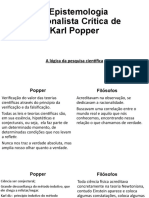 A Epistemologia Racionalista Crítica de Karl Popper