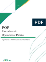 POP - 13 - Operação e Manuntenção de Pré-Limpeza
