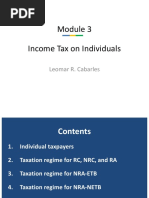 Module 3 Income Tax On Individuals