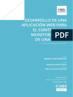 Desarrollo de Una Aplicación Web para El Control y La Monitorización de Una Piscina