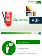 Taller Uso de Extintores