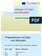 Prapositionen Mit D. Und A.